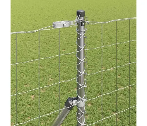 Eiropas Žogs Ar 7 Stabiem 1.6X10 M Cinkota Tērauda Vidaxl