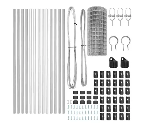 Aed Koos Postiga Hõbedane 0,6 X 25 M Terased Ja Pvc