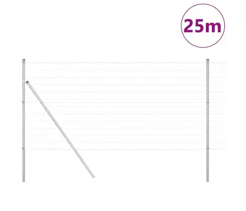 Aed Koos Postidega Hõbedane 1 X 25 M Teras