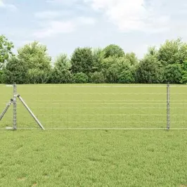 Žogs Ar Stabiem. Sudraba 0.6 X 25 M Tērauds Vidaxl