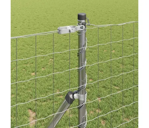 Aed Koos Postiga Hõbedane 1 X 10 M Terased Ja Pvc