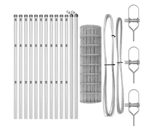 Aed Koos Postiga Hõbedane 0,6 X 25 M Terased Ja Pvc