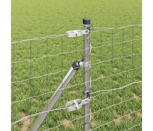 Tvora Su Stulpais Sidabro 0.8 X 25 M Plienas