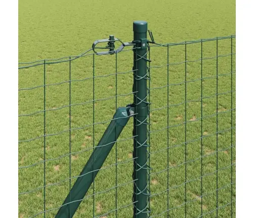 Eiro Žogs Ar 7 Izsistiem Stabiem 1.6X10 M Cinkota Tērauda Zaļš Vidaxl