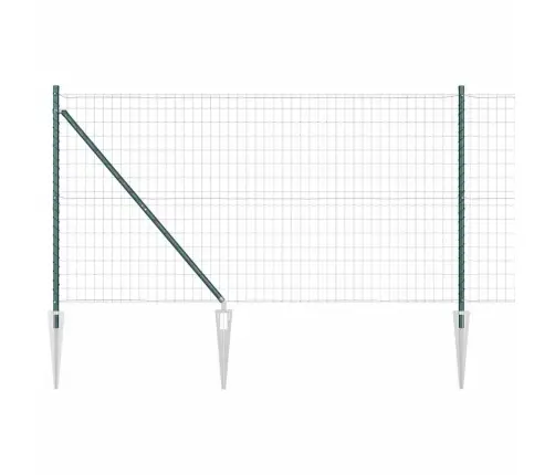 Tvora Su Stulpais Žalia 1.4 X 10 M Plienas