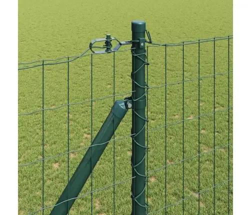 Tvora Su Stulpais Žalia 1,5 X 10 M Plienas Ir Pvc