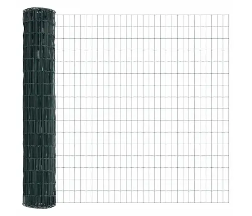 Tvora Su Stulpais Žalia 1,5 X 10 M Plienas Ir Pvc