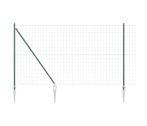 Tvora Su Stulpais Žalia 1.6 X 10 M Plienas
