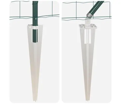 Aed Koos Postidega Roheline 0.6 X 10 M Teras