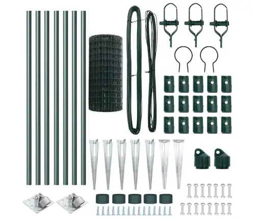 Aed Koos Postidega Roheline 0.6 X 10 M Teras