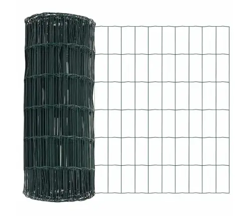 Eiro Žogs Ar 13 Stabilām Kājām 0.8X25 M Cinkota Tērauda Zaļš Vidaxl