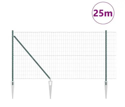 Aed Koos Postiga Roheline 1,2 X 25 M Terased Ja Pvc