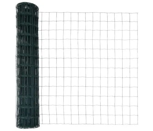 Tvora Su Stulpais Žalia 1.2 X 25 M Plienas Tvora Su Stulpais Žalia 1.2 X 25 M Plienas