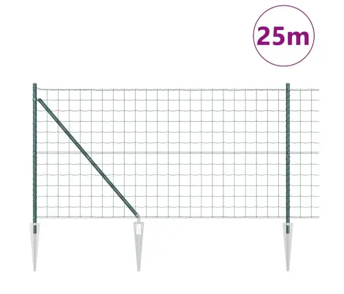 Aed Koos Postidega Roheline 1.2 X 25 M Teras