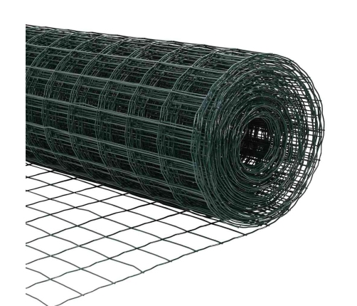 Tvora Su Stulpais Žalia 0.6 X 50 M Plienas