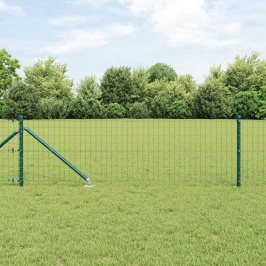 Žogs Ar Stabiem. Zaļa 0.4 X 50 M Tērauds Vidaxl