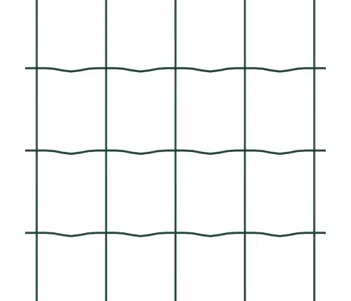 Eiropas Žogs Ar 13 Spike Stabiem 0.6X50 M Cinkots Tērauds Zaļš Vidaxl