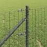 Tvora Su Stulpais Pilka 0.4 X 10 M Plienas