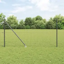 Tvora Su Stulpais Pilka 1 X 10 M Plienas