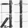 Tvora Su Stulpais Pilka 0.4 X 10 M Plienas Tvora Su Stulpais Pilka 0.4 X 10 M Plienas
