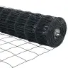 Euro Žogs Ar 13 Kneipa Stiprinājumiem 0.4X25 M Cinkota Tērauda Pelēks Vidaxl