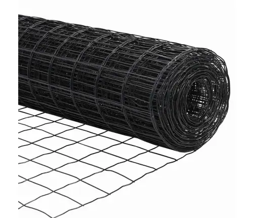 Eiropas Žogs Ar 13 Spiku Stabiem 0.6X50 M Cinkota Tērauda Pelēks Vidaxl