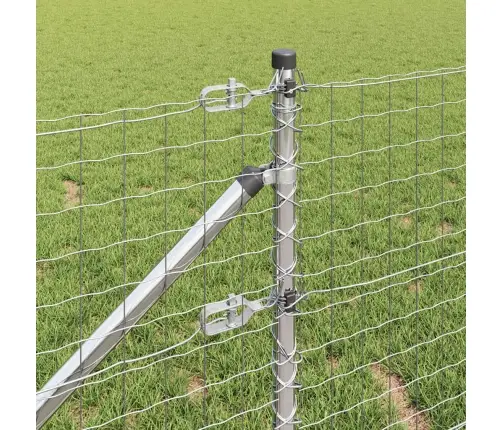 Aed Koos Postidega Hõbedane 0.8 X 10 M Teras Aed Koos Postidega Hõbedane 0.8 X 10 M Teras