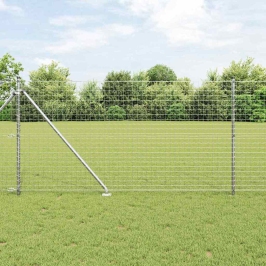 Aed Koos Postidega Hõbedane 1 X 10 M Teras
