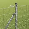 Eiropas Žogs Ar 7 Smailiem Stabiem 1.6X10 M Cinkots Tērauds Vidaxl