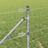 Aed Koos Postidega Hõbedane 0.6 X 10 M Teras