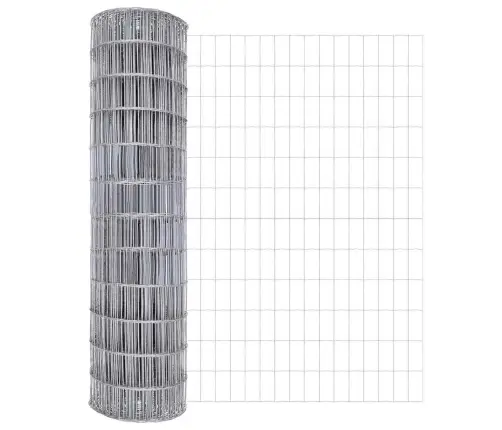 Eiropas Žogs Ar 13 Knaiblēm 1.2X25 M Cinkots Tērauds Vidaxl