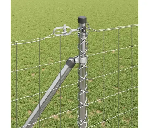 Tvora Su Stulpais Sidabro 1,2 X 25 M Plienas