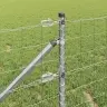 Eiropas Žogs Ar 13 Dzinēja Stabiem 0.4X25 M Cinkots Tērauds Vidaxl