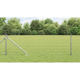 Žogs Ar Stabiem. Sudraba 0.4 X 50 M Tērauds Vidaxl