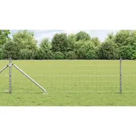 Žogs Ar Stabiem. Sudraba 0.4 X 50 M Tērauds Vidaxl