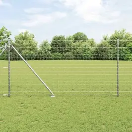 Žogs Ar Stabiem. Sudraba 1.2 X 10 M Tērauds Vidaxl