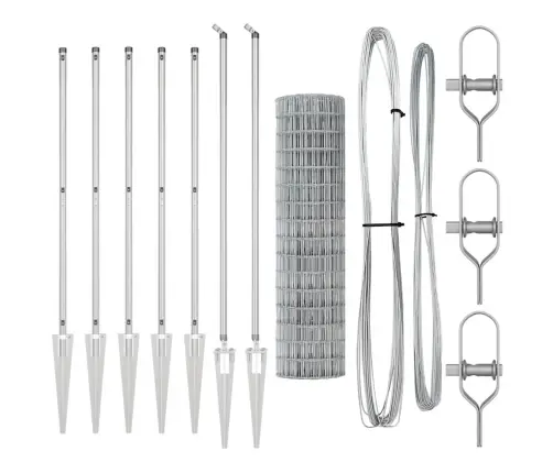 Eiropas Žogs Ar 7 Spicēm 1.2X10 M Cinkota Tērauda Vidaxl