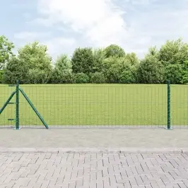 Žogs Ar Stabiem. Zaļa 0.4 X 10 M Tērauds Vidaxl