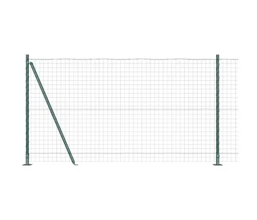 Eiro Žogs Ar 7 Ieliektiem Stabiem 1.2X10 M Cinkota Tērauda Vidaxl