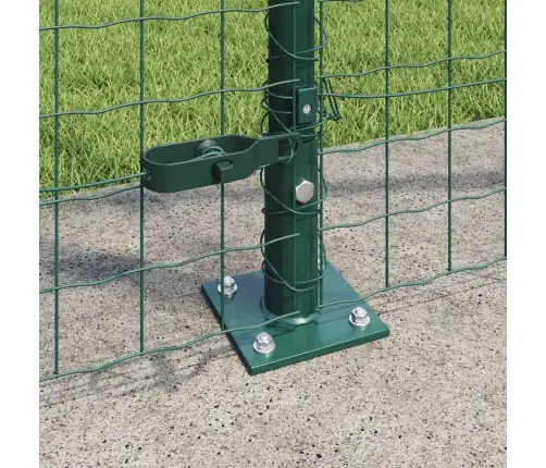 Eiropas Žogs Ar 7 Malas Stabiņiem 1.5X10 M Cinkots Tērauds Vidaxl