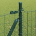 Eiro Žogs Ar 7 Flangētiem Stabiem 0.8X10 M Cinkota Tērauda Vidaxl
