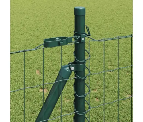 Eiropas Žogs Ar 7 Flanšu Stabiem 0.8X10 M Galvanizēts Tērauds Vidaxl