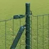 Eiropas Žogs Ar 7 Flanšu Stabiem 0.8X10 M Galvanizēts Tērauds Vidaxl
