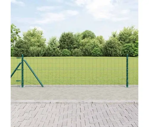 Eiropas Žogs Ar 7 Flangētiem Stabiem 0.6X10 M Cinkota Tērauda Vidaxl