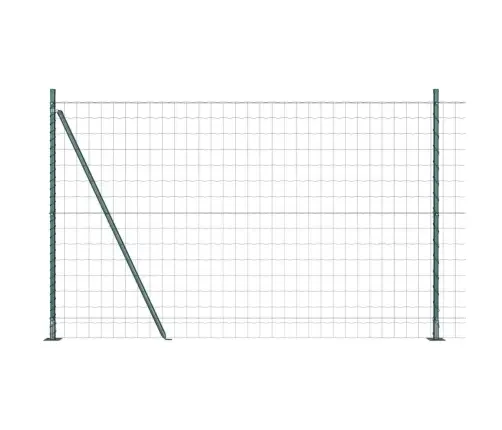 Eiropas Žogs Ar 7 Flangētiem Stabiem 1.4X10 M Cinkots Tērauds Vidaxl