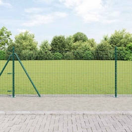 Žogs Ar Stabiem. Zaļa 0.8 X 25 M Tērauds Vidaxl