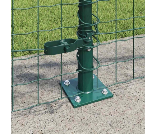 Eiropas Žogs Ar 13 Flangētajiem Stabiem 0.8X25 M Cinkots Tērauds Vidaxl