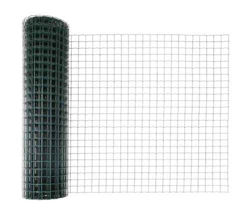 Eiropas Žogs Ar 13 Flangētajiem Stabiem 0.8X25 M Cinkots Tērauds Vidaxl