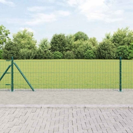 Žogs Ar Stabiem. Zaļa 0.4 X 25 M Tērauds Vidaxl