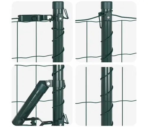 Eiro Žogs Ar 13 Flanged Stabiem 1X25 M Cinkots Tērauds Vidaxl